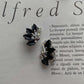 Vintage clips with thermoplastic cabochons