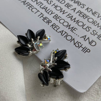 Vintage clips with thermoplastic cabochons