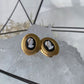 Vintage cameo earrings