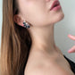 Vintage clips with thermoplastic cabochons